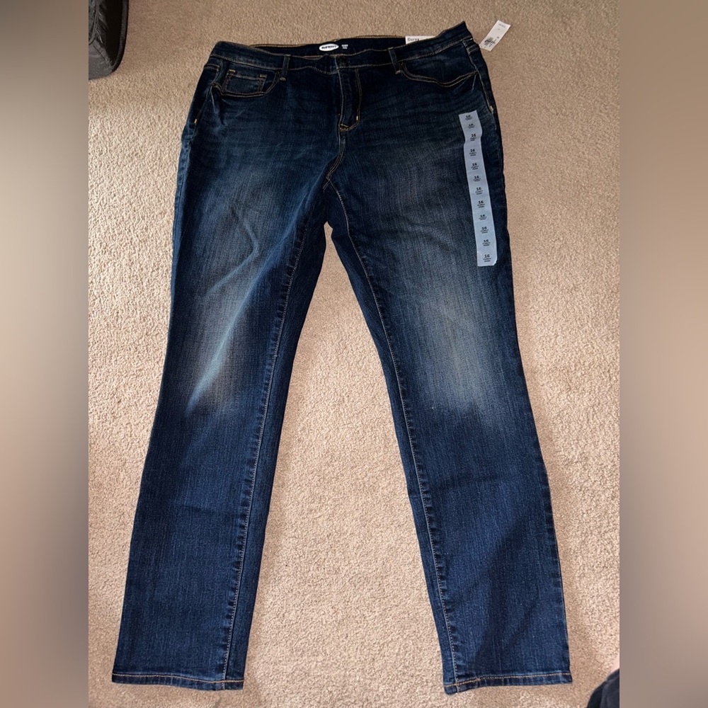 Old Navy Dark Blue Women Jeans